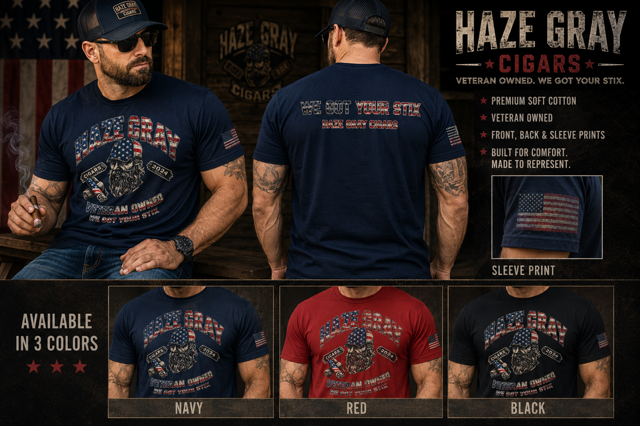 Haze Gray - WE GOT YOUR STIX PATRIOTIC T-SHIRT - 64000