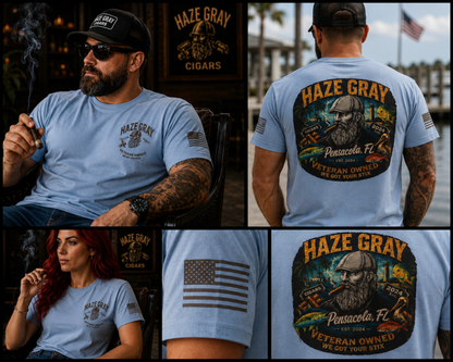 Haze Gray - Pensacola, FL T-Shirt - 42000 (100% Polyester)
