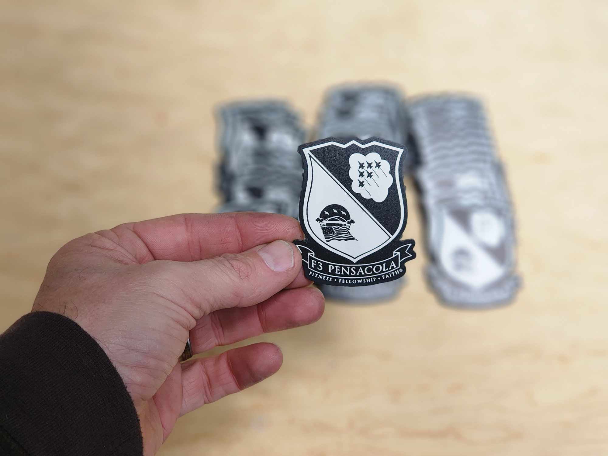 UV Printed Leather or Acrylic Patches