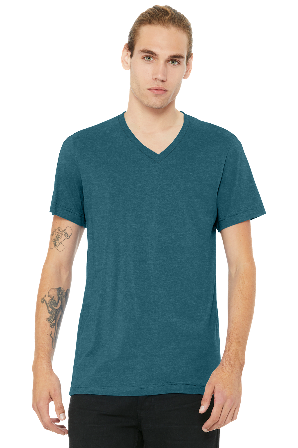 BC3005CVC BELLA+CANVAS® Unisex Heather CVC V-Neck Tee