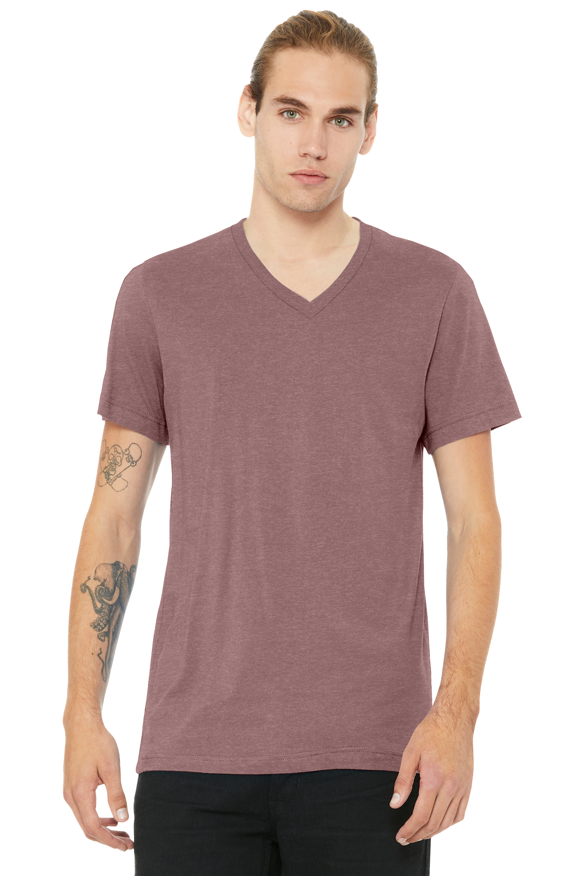BC3005CVC BELLA+CANVAS® Unisex Heather CVC V-Neck Tee