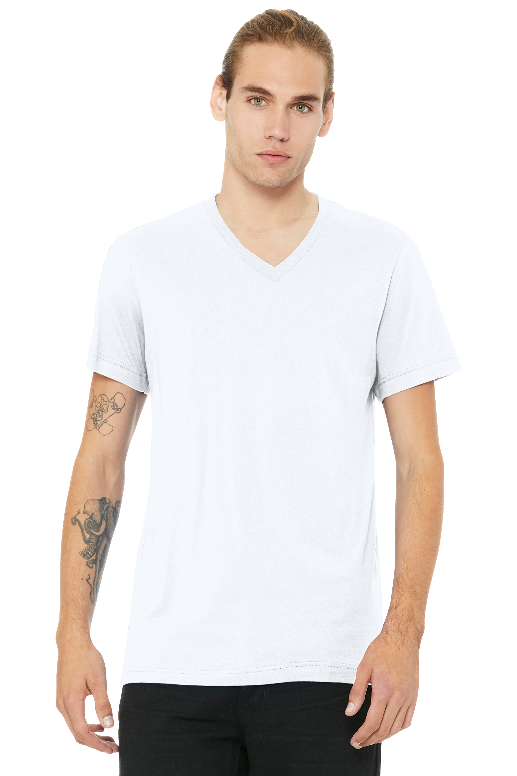BC3005CVC BELLA+CANVAS® Unisex Heather CVC V-Neck Tee