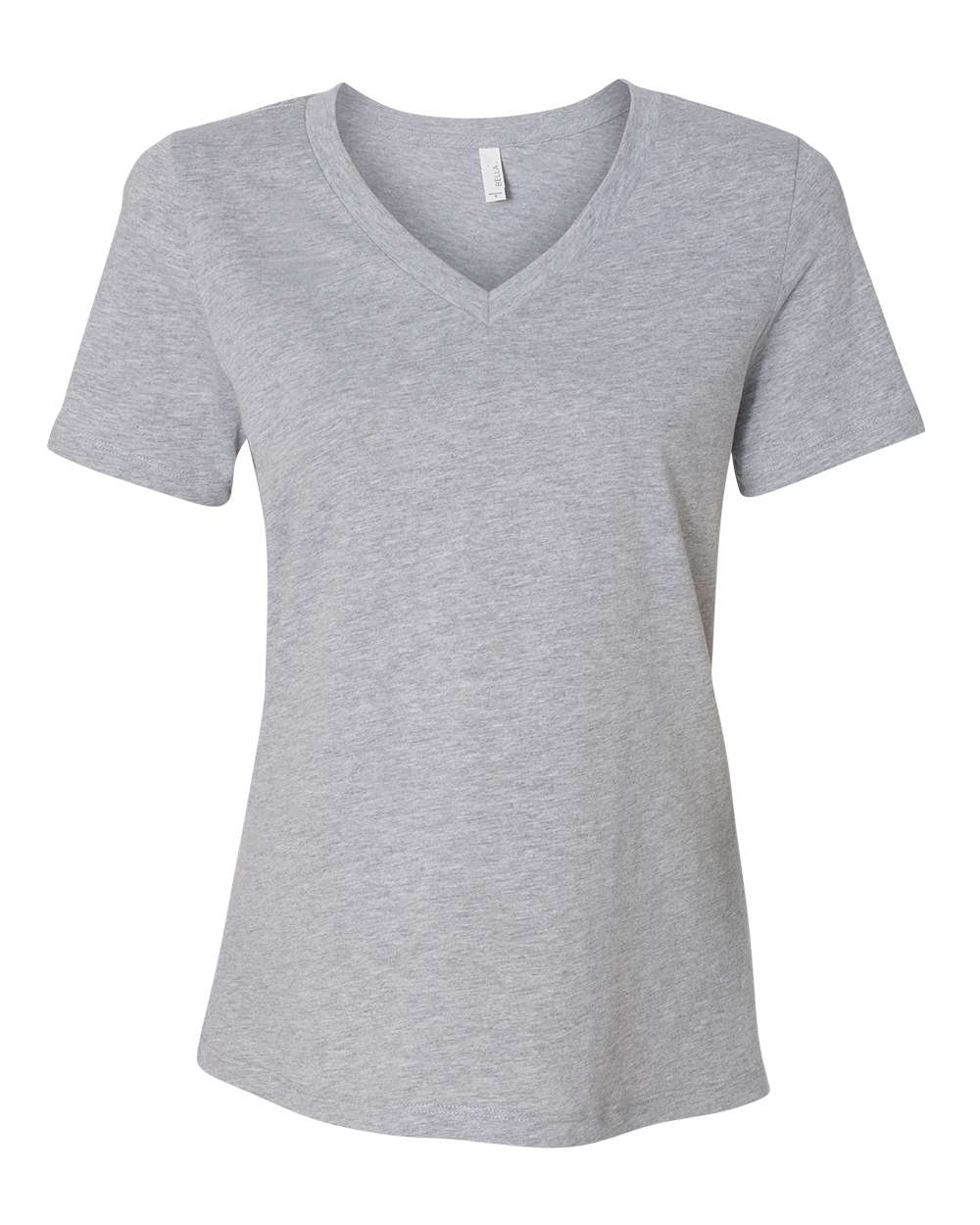 BELLA + CANVAS Women's Relaxed Heather CVC V-Neck Tee - 6405CVC