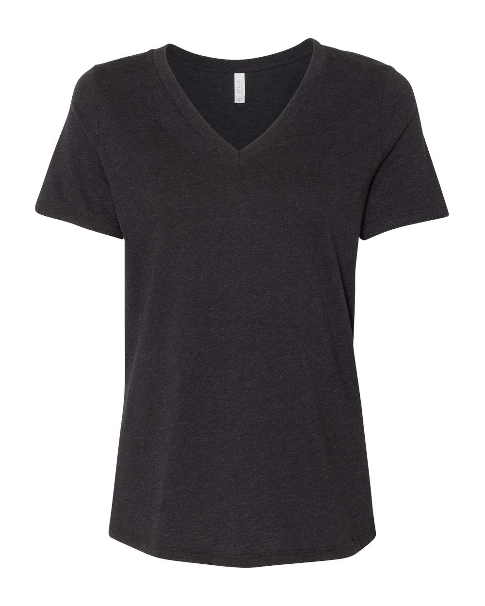 BELLA + CANVAS Women's Relaxed Heather CVC V-Neck Tee - 6405CVC