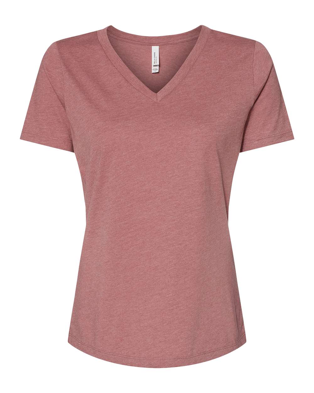 BELLA + CANVAS Women's Relaxed Heather CVC V-Neck Tee - 6405CVC