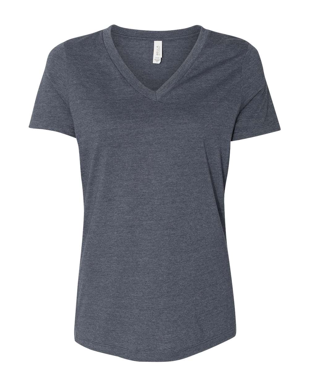 BELLA + CANVAS Women's Relaxed Heather CVC V-Neck Tee - 6405CVC