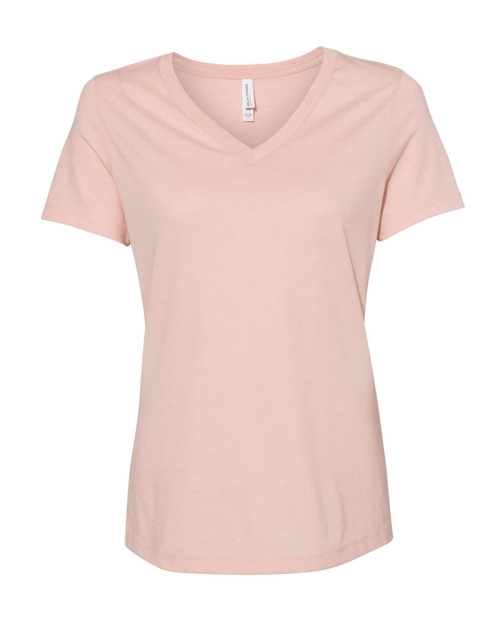 BELLA + CANVAS Women's Relaxed Heather CVC V-Neck Tee - 6405CVC