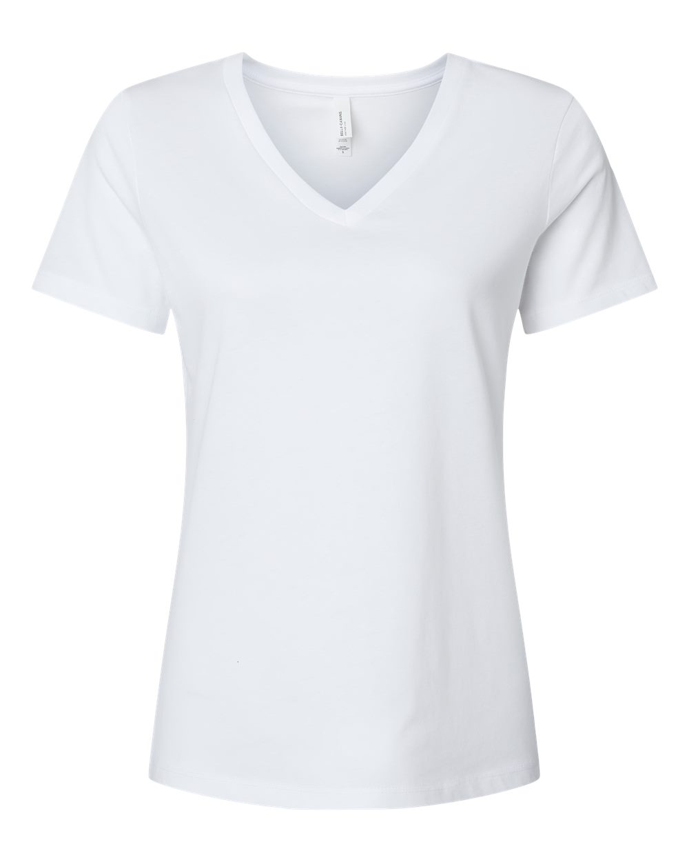 BELLA + CANVAS Women's Relaxed Heather CVC V-Neck Tee - 6405CVC