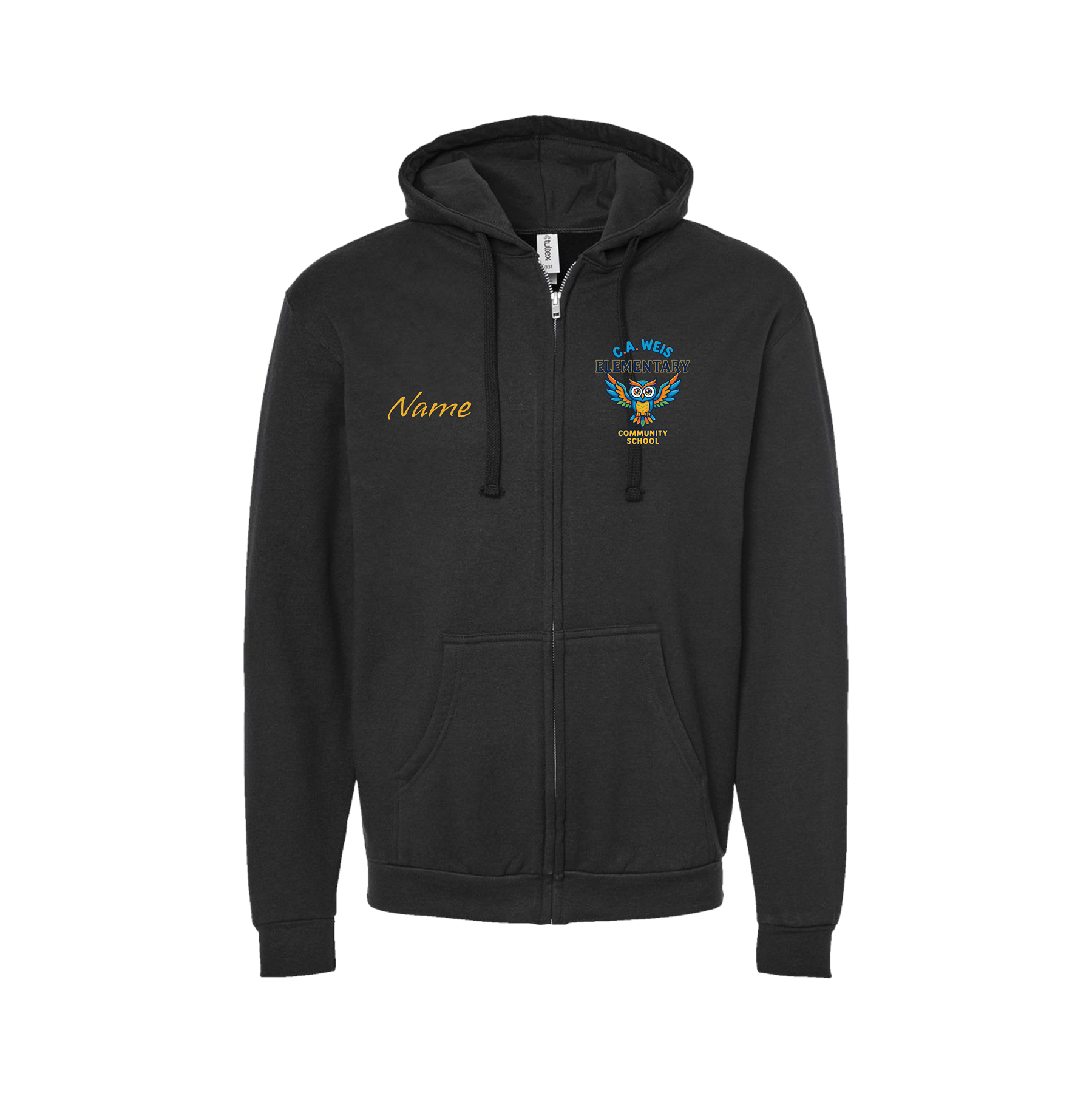 C.A. WEIS Full-Zip Hooded Sweatshirt - 331