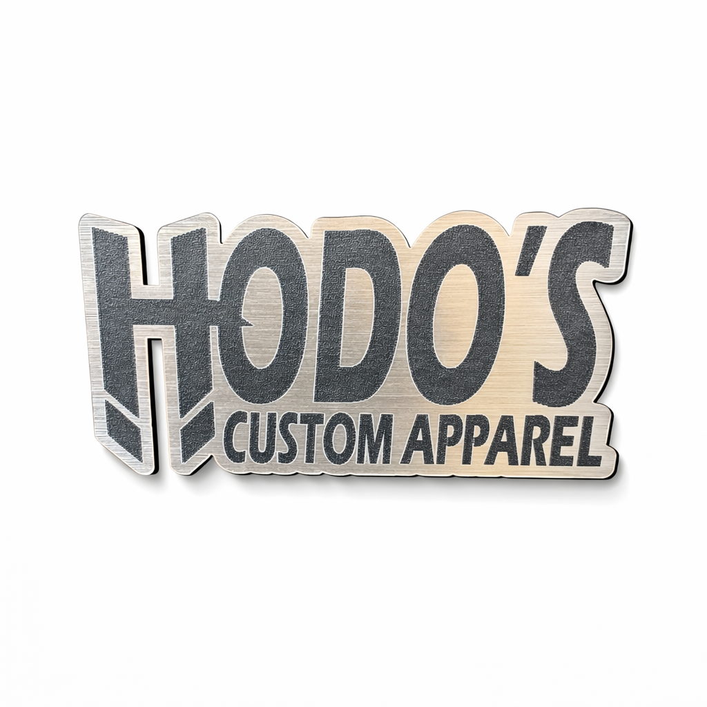 Custom Laser Engraved Branded Stickers