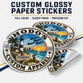 Custom Glossy Stickers - Die Cut