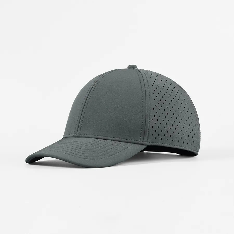 Performance Water Resistant Perforated Snapback Hat - 6266
