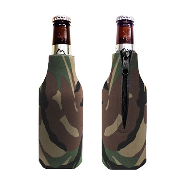 Custom 12 oz Bottle Zipper Koozies