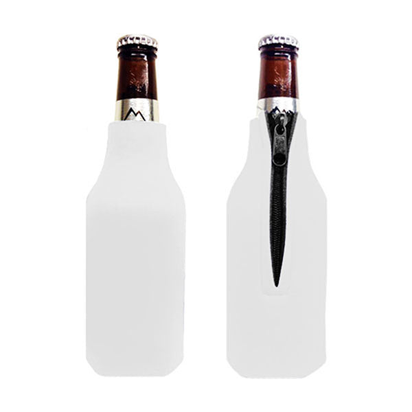 Custom 12 oz Bottle Zipper Koozies