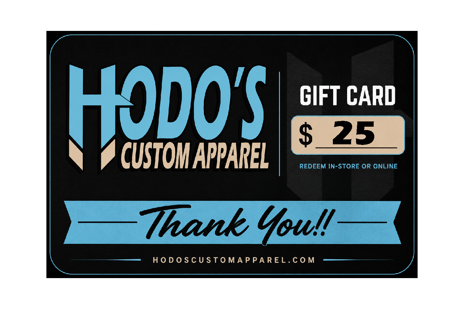 Hodo's E-Gift Card