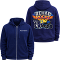 Rehab Rocks Full-Zip Hooded Sweatshirt - 331