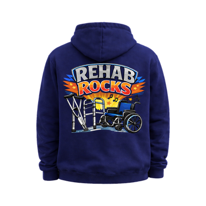 Rehab Rocks Full-Zip Hooded Sweatshirt - 331
