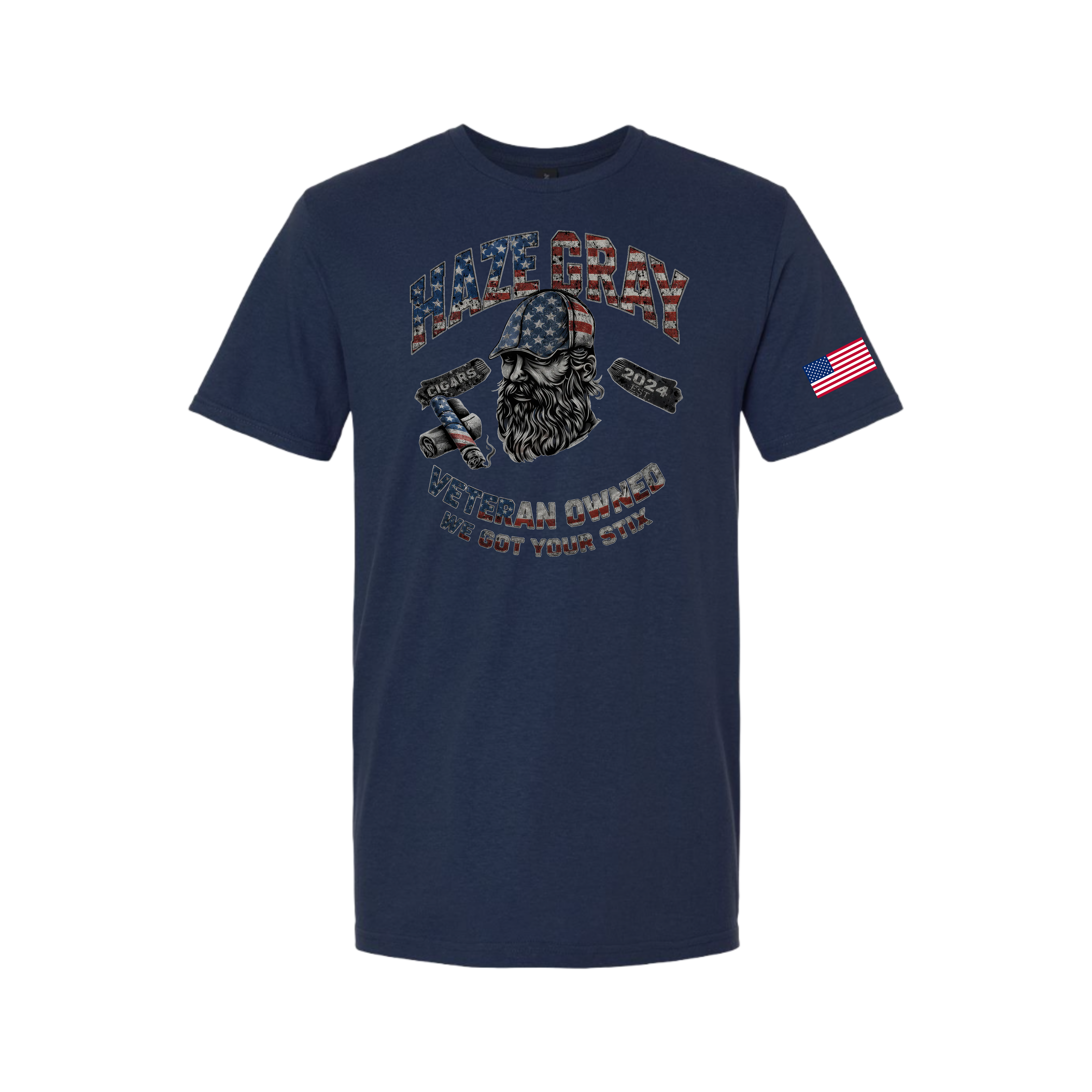 Haze Gray - WE GOT YOUR STIX PATRIOTIC T-SHIRT - 64000