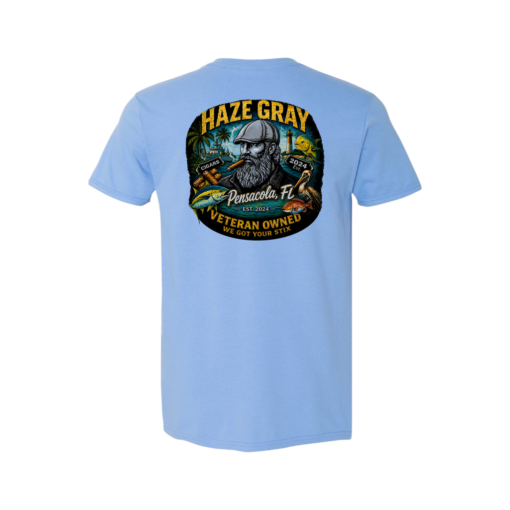 Haze Gray - Pensacola, FL T-Shirt - 42000 (100% Polyester)