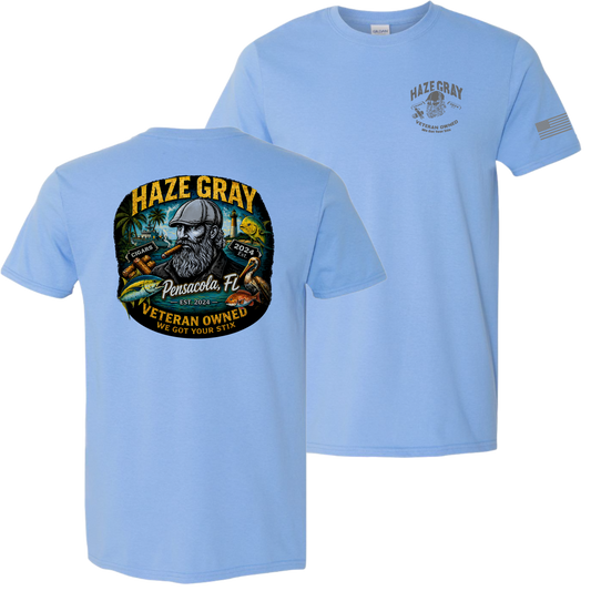 Haze Gray - Pensacola, FL T-Shirt - 42000 (100% Polyester)