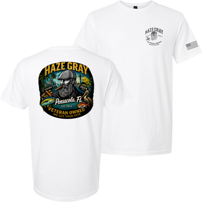 Haze Gray - Pensacola, FL T-Shirt - 42000 (100% Polyester)
