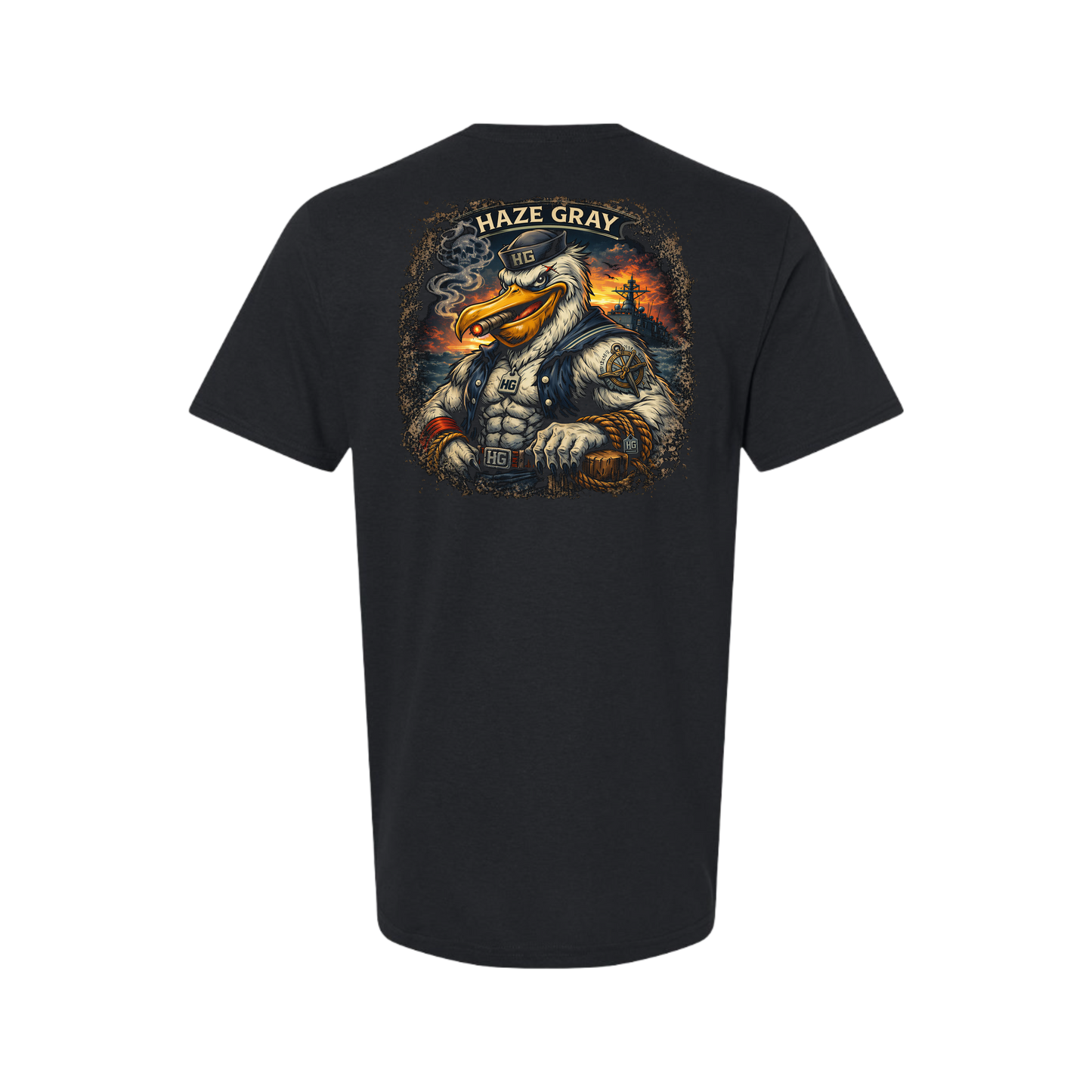 Haze Gray Sea Captain T-Shirt - 64000