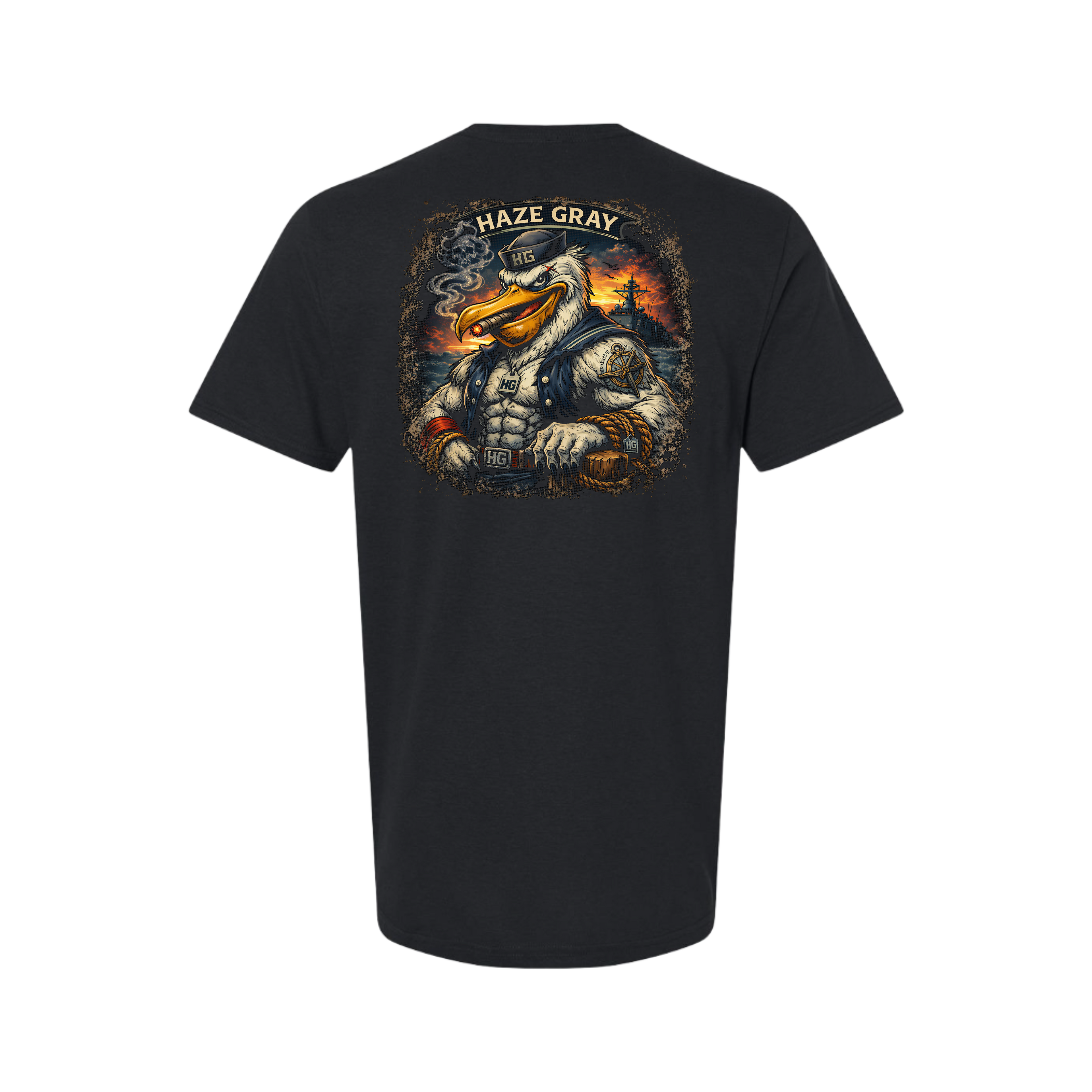 Haze Gray Sea Captain T-Shirt - 64000