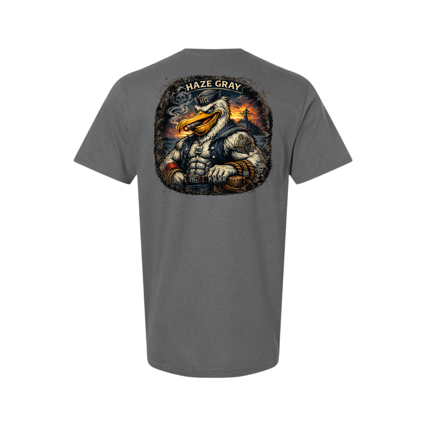 Haze Gray Sea Captain T-Shirt - 64000