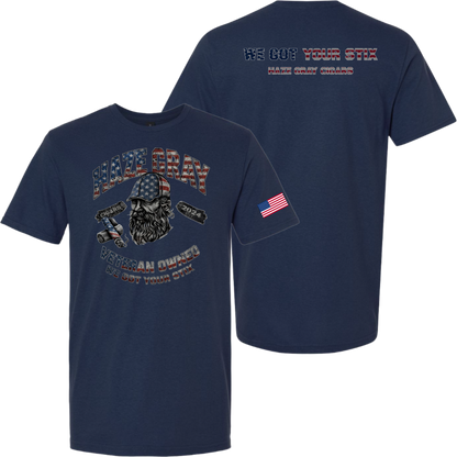 Haze Gray - WE GOT YOUR STIX PATRIOTIC T-SHIRT - 64000