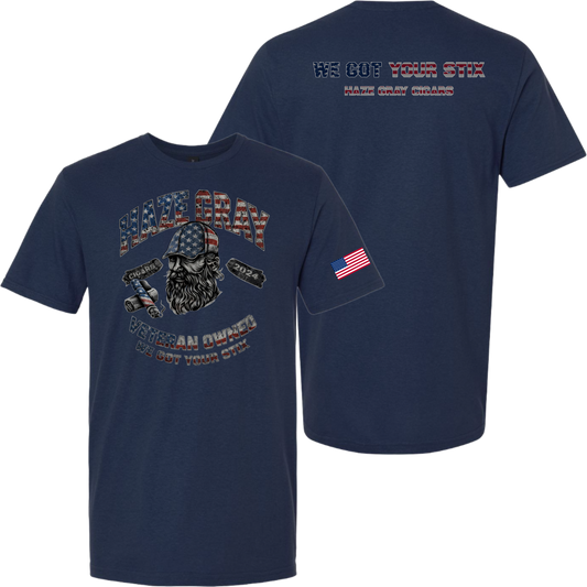 Haze Gray - WE GOT YOUR STIX PATRIOTIC T-SHIRT - 64000