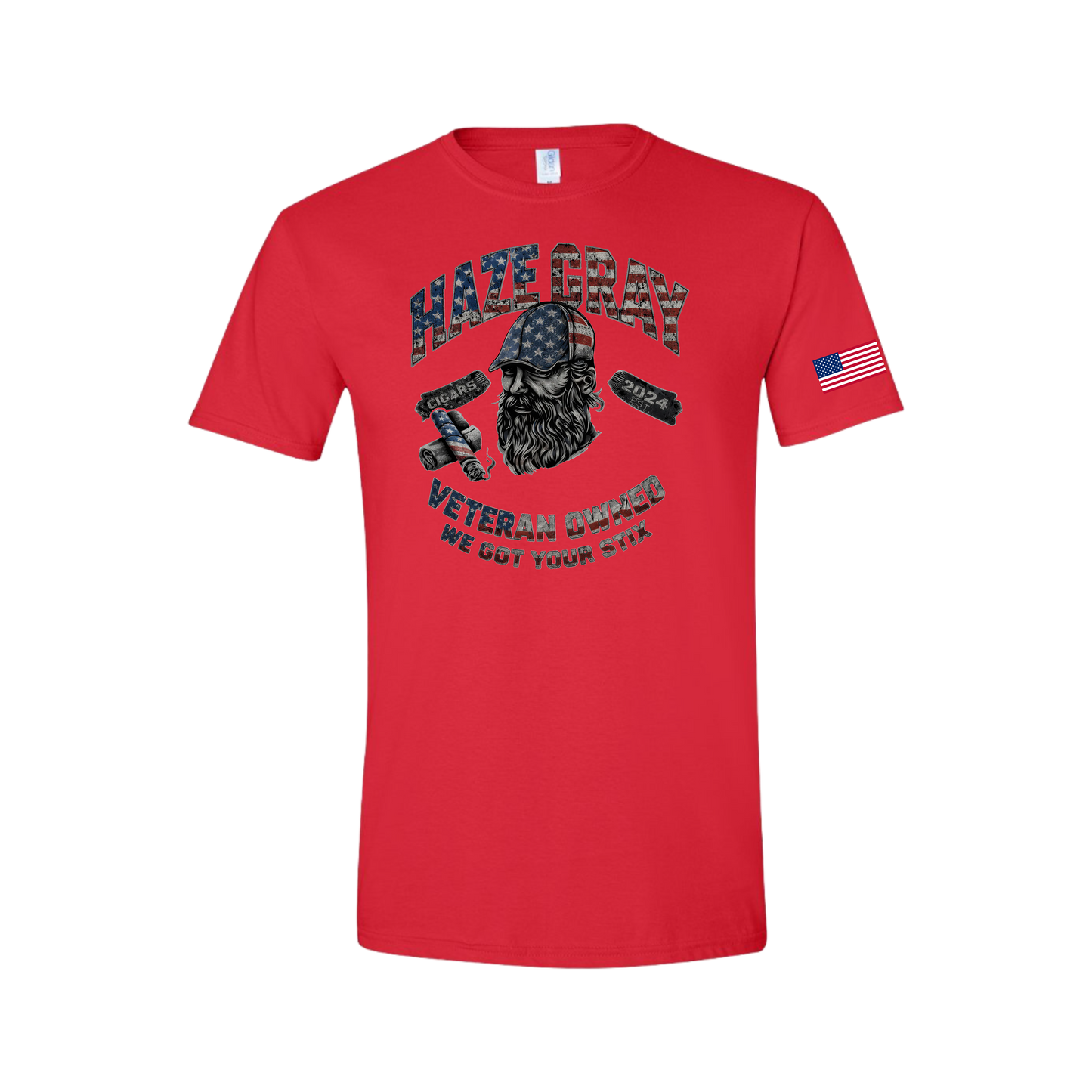 Haze Gray - WE GOT YOUR STIX PATRIOTIC T-SHIRT - 64000