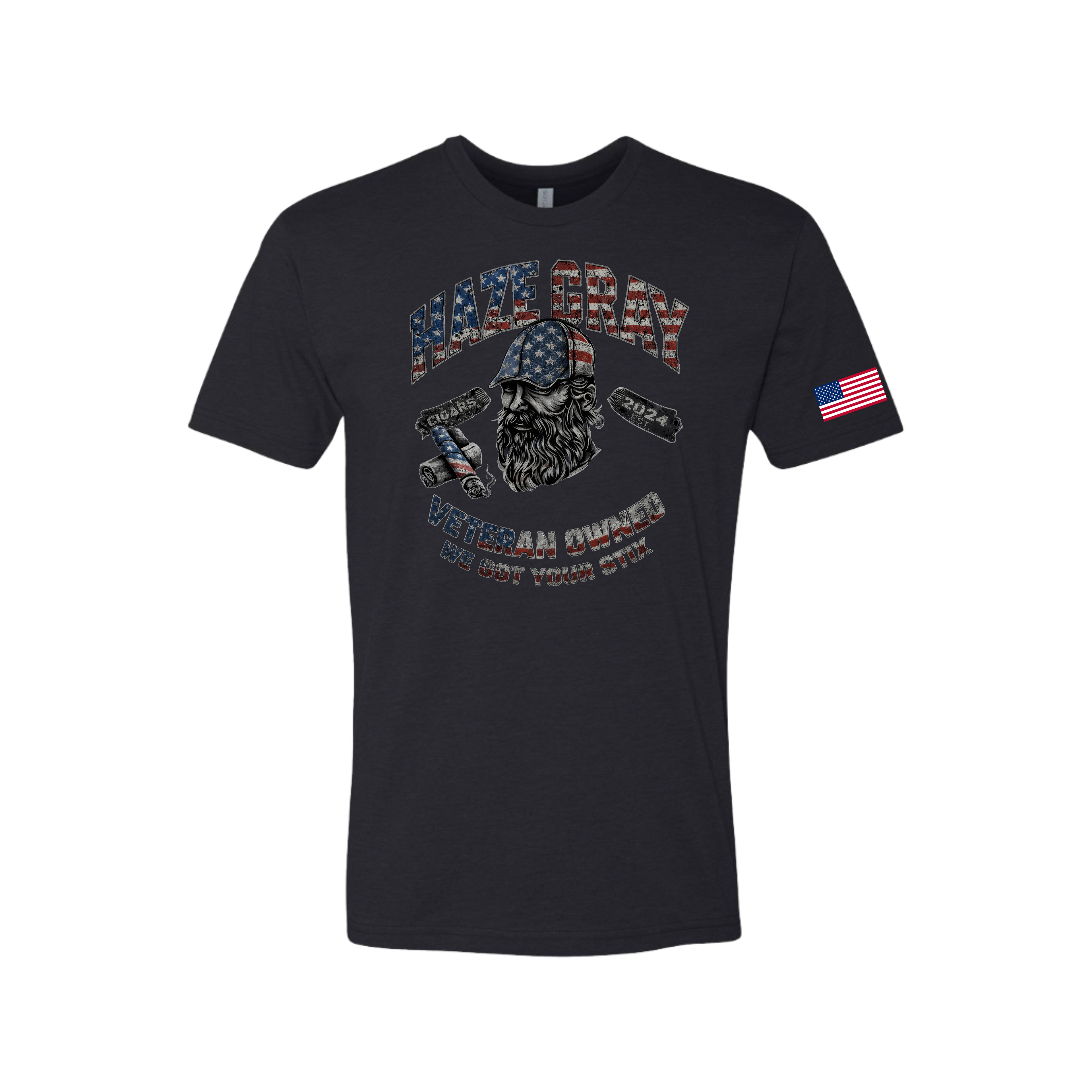 Haze Gray - WE GOT YOUR STIX PATRIOTIC T-SHIRT - 64000