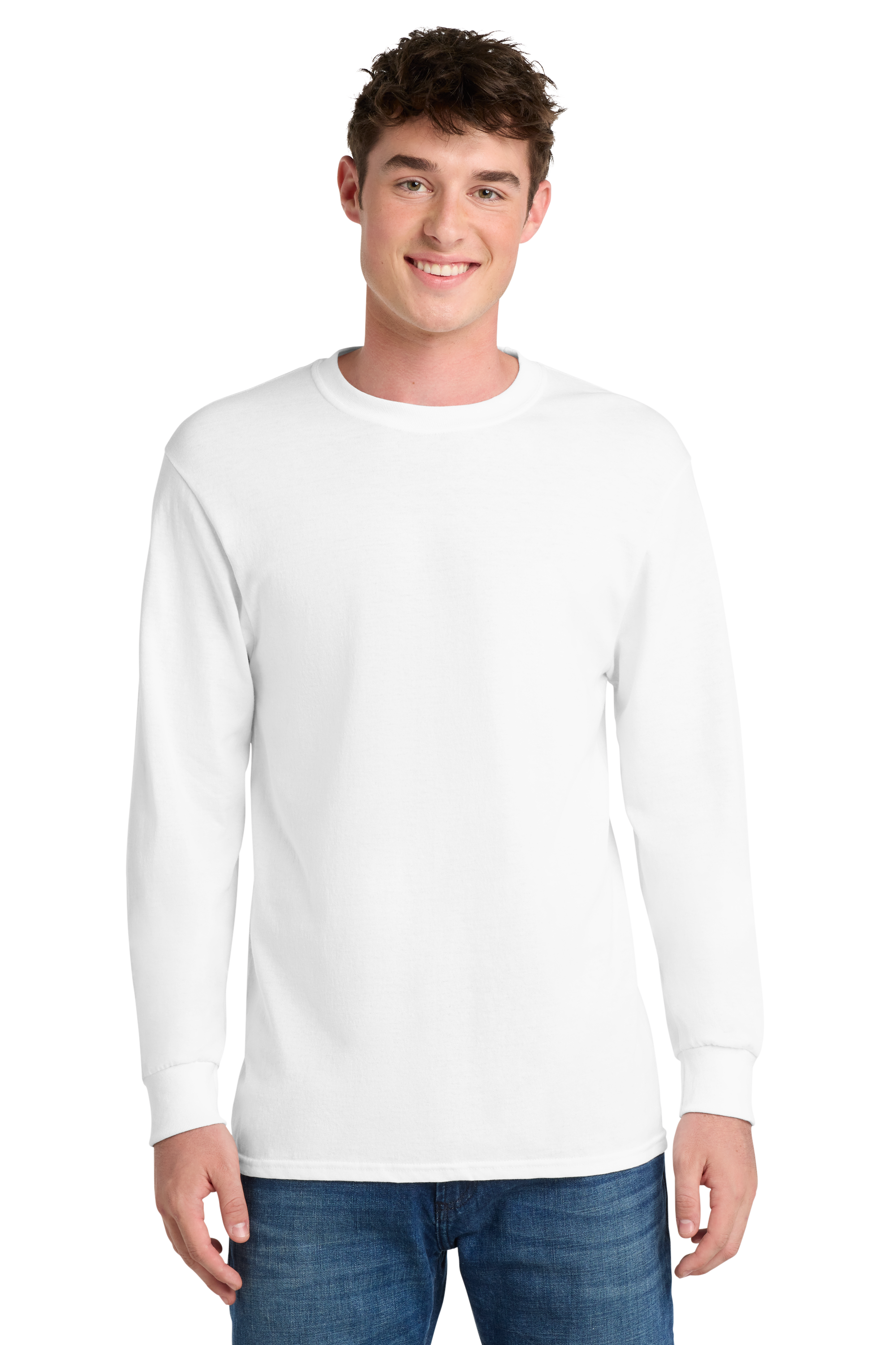Port & Co™ Tall Long Sleeve Core Blend Tee. PC55LST