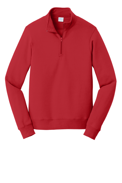PC850Q  Port & Co™ Fan Favorite™ Fleece 1/4-Zip Pullover Sweatshirt
