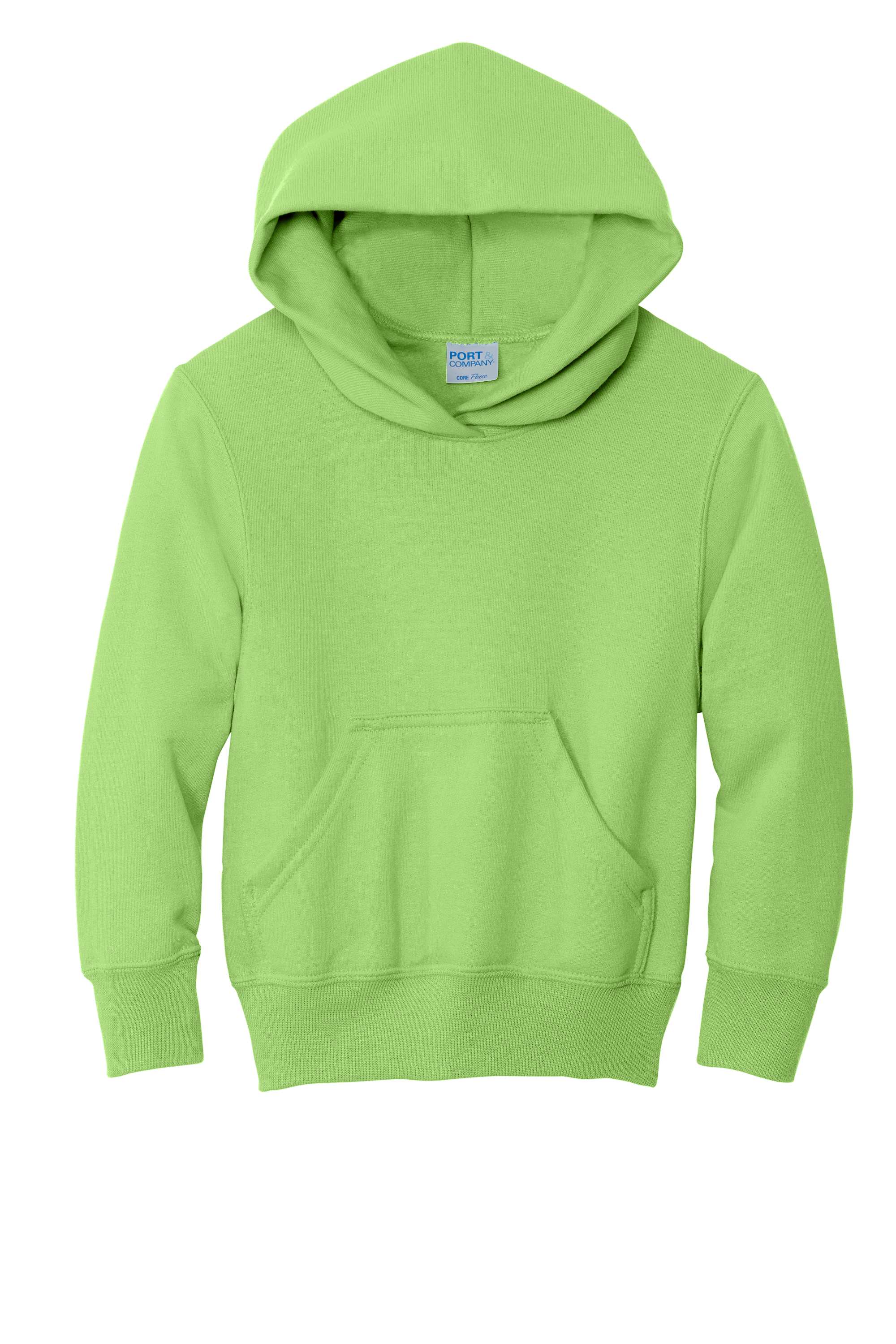 PC90YH  Port & Co™ Youth Core Fleece Pullover Hooded Sweatshirt