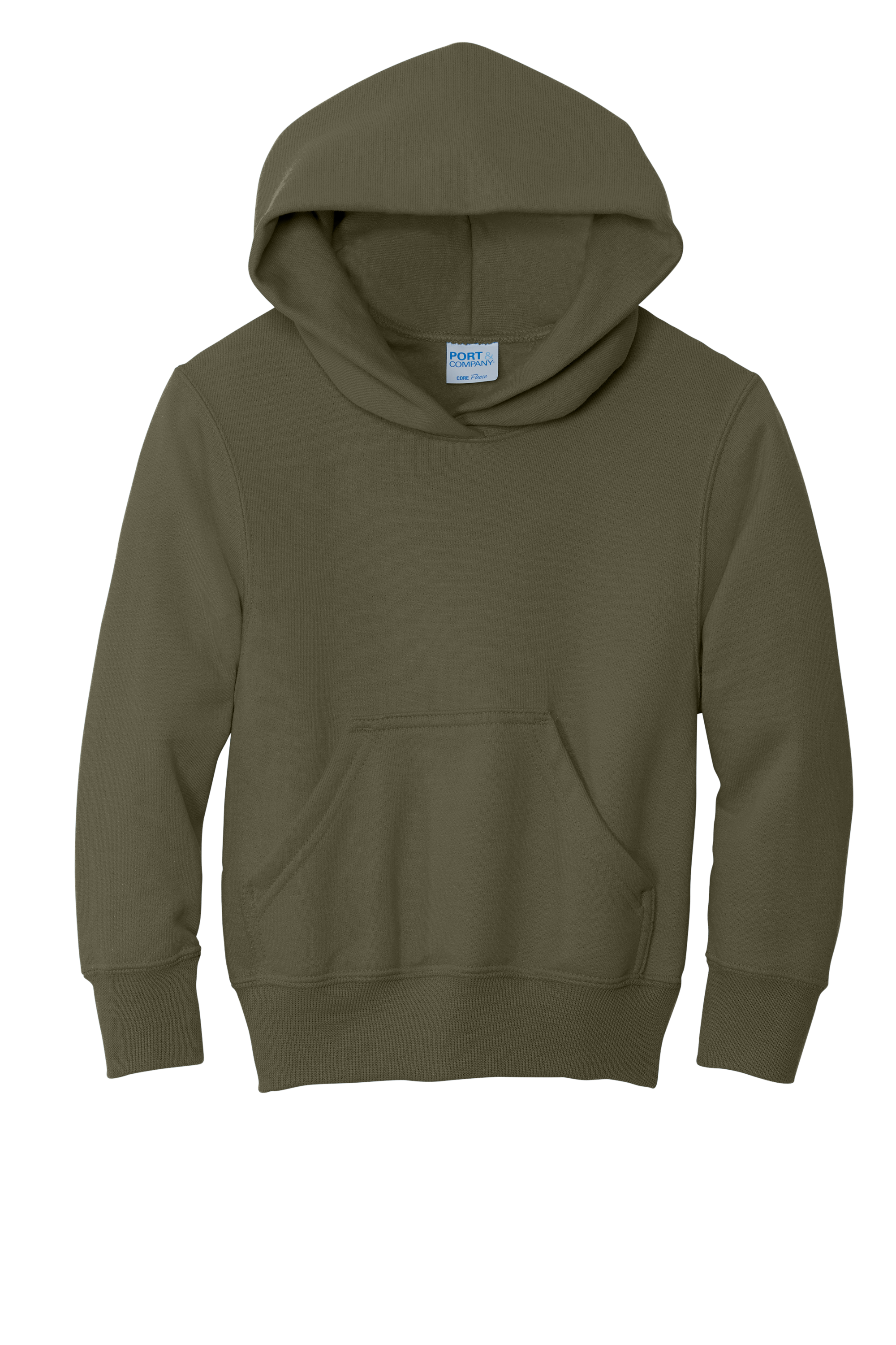 PC90YH  Port & Co™ Youth Core Fleece Pullover Hooded Sweatshirt