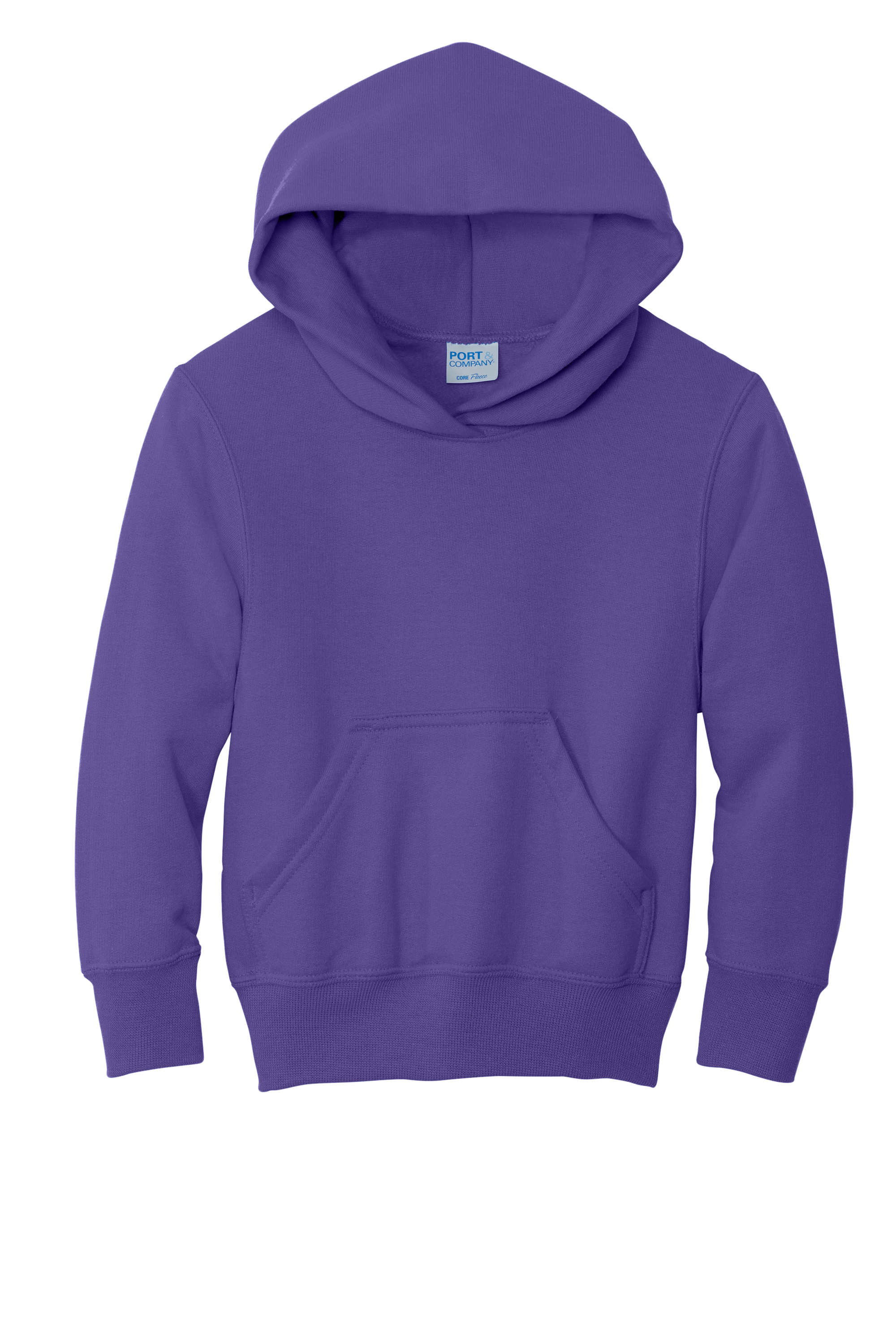 PC90YH  Port & Co™ Youth Core Fleece Pullover Hooded Sweatshirt