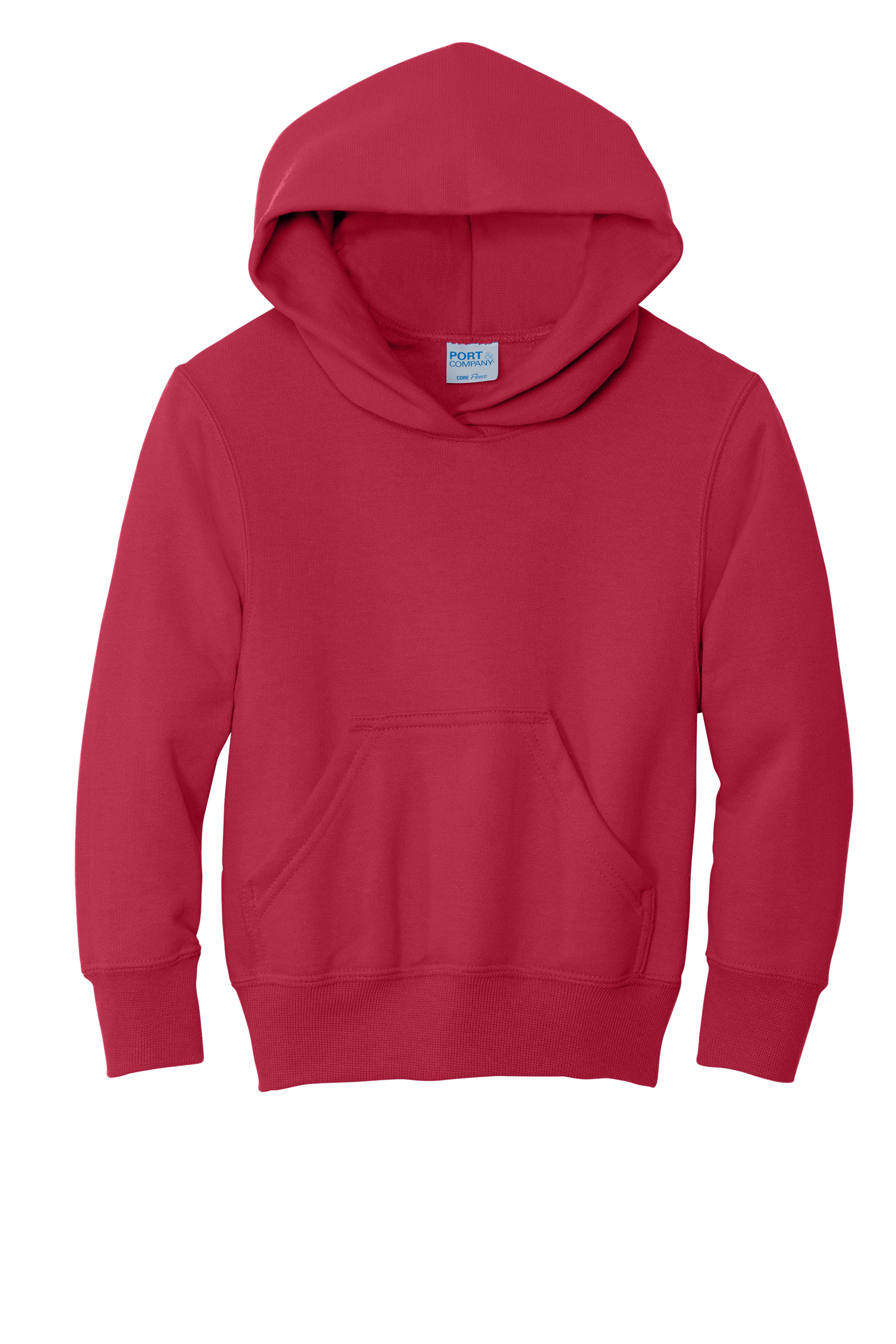 PC90YH  Port & Co™ Youth Core Fleece Pullover Hooded Sweatshirt