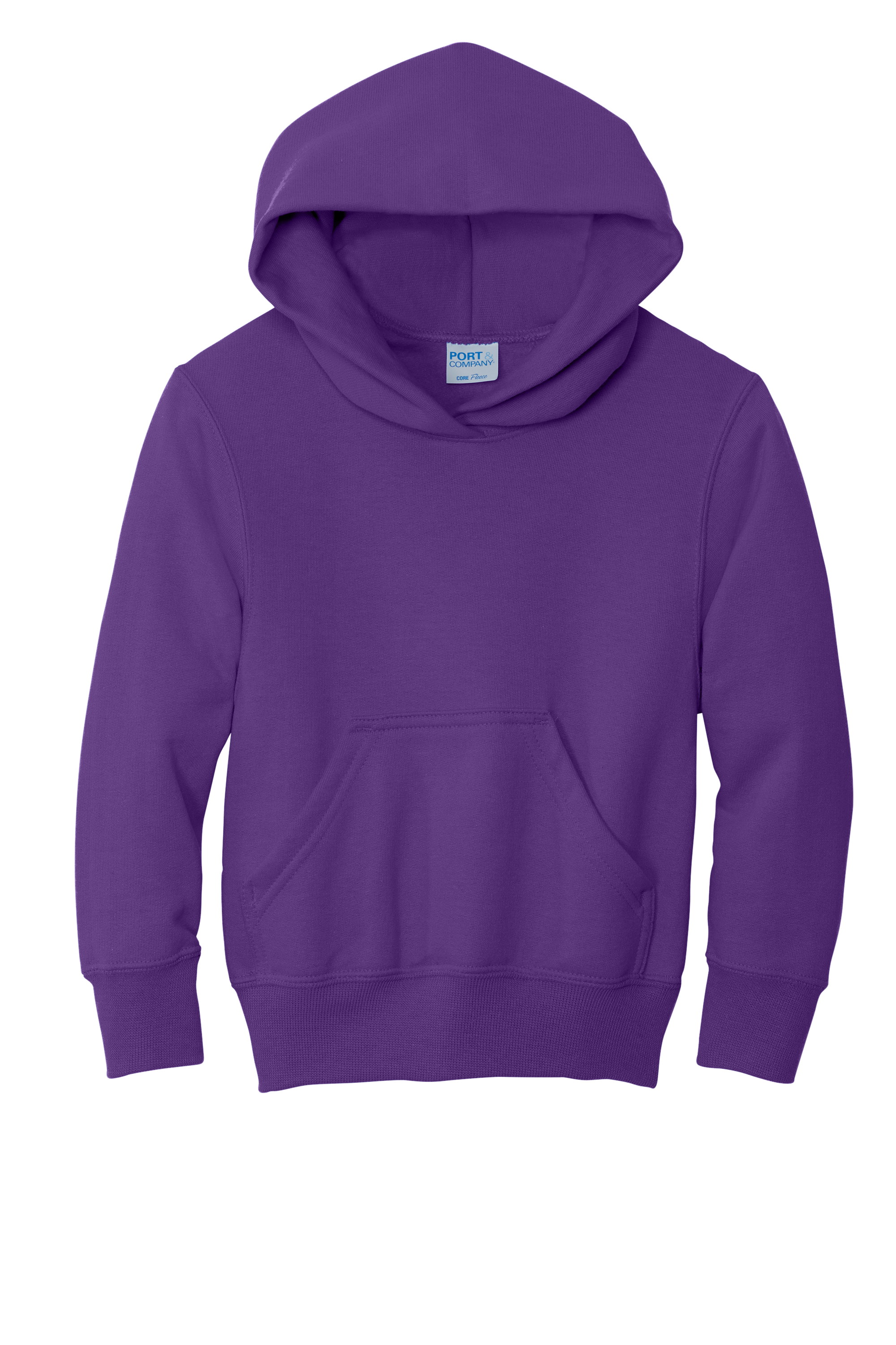 PC90YH  Port & Co™ Youth Core Fleece Pullover Hooded Sweatshirt