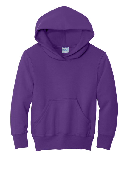 PC90YH  Port & Co™ Youth Core Fleece Pullover Hooded Sweatshirt