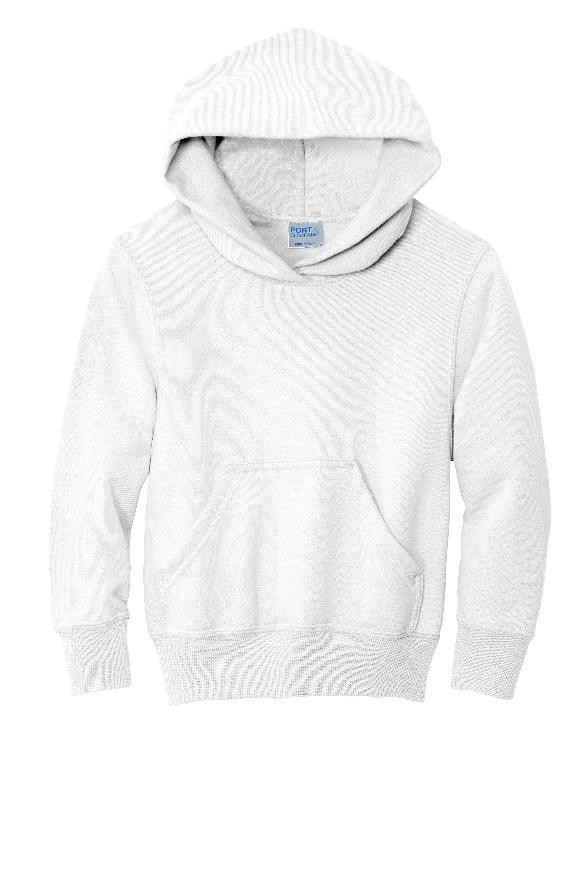 PC90YH  Port & Co™ Youth Core Fleece Pullover Hooded Sweatshirt