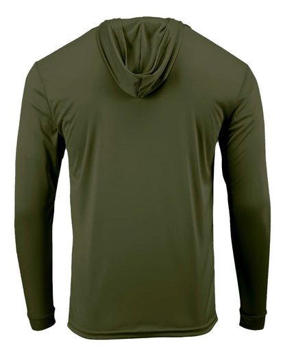 Paragon Unisex Bahama Performance Hooded Long Sleeve T-Shirt - 220