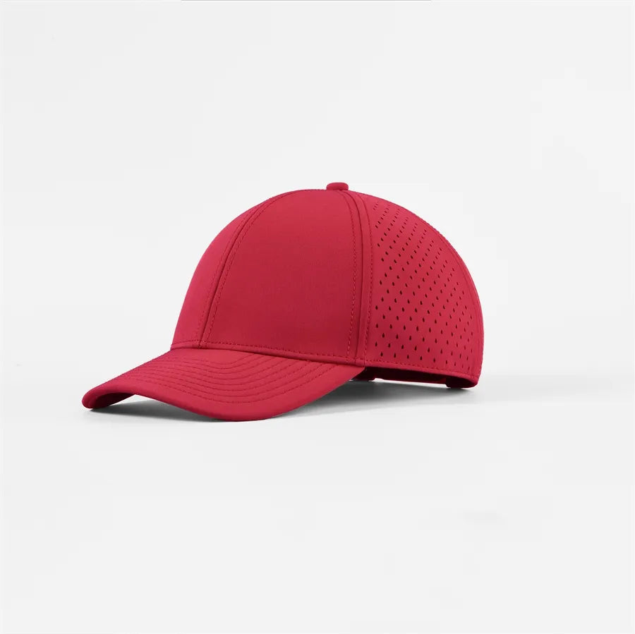 Performance Water Resistant Perforated Snapback Hat - 6266