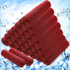 CT4012 - Custom Cooling Towel with Carrying Pouch – 40″ × 12″