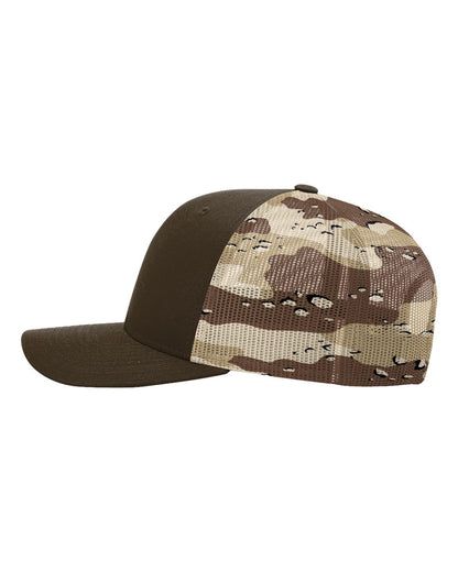 Richardson Printed Mesh Trucker Cap - 112PM
