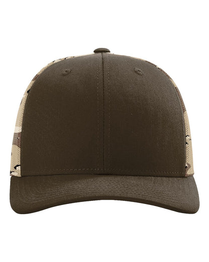 Richardson Printed Mesh Trucker Cap - 112PM