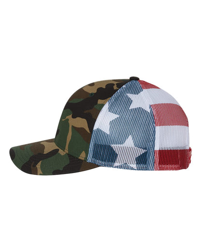 Richardson Printed Mesh Trucker Cap - 112PM