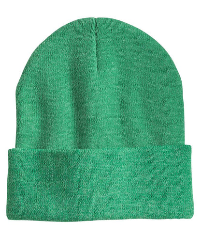 Sportsman 12" Solid Cuffed Beanie - SP12