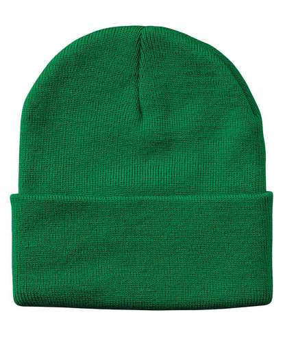 Sportsman 12" Solid Cuffed Beanie - SP12