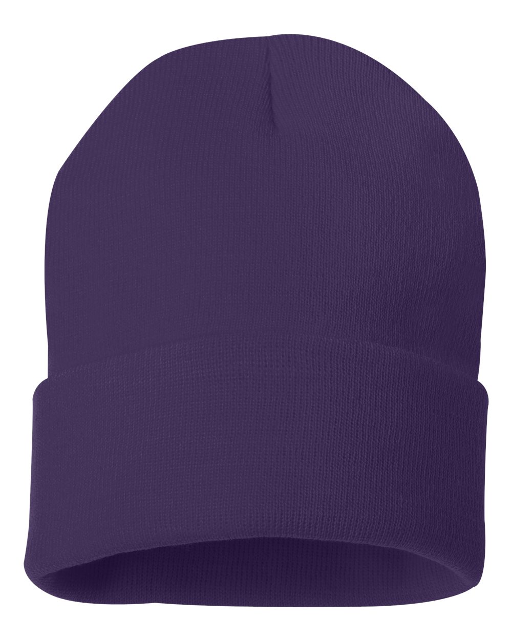 Sportsman 12" Solid Cuffed Beanie - SP12